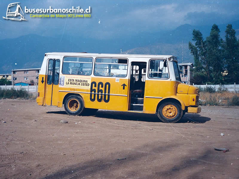 660 | Caricar Taxibus Isla de Maipo 90' - M. Benz LO-1114