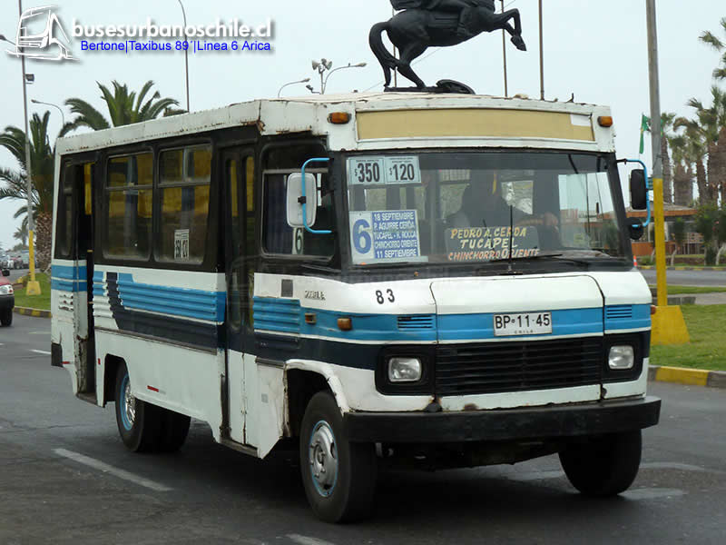 6 Arica | Bertone Taxibus 89' - M. Benz LO-708E