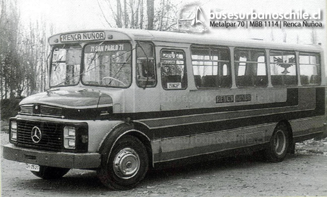 71 Renca Ñuñoa Metalpar MB-1114
