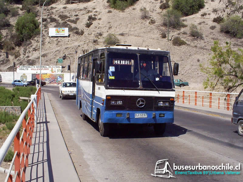 Urbana Vallenar | Enero Hnos. Taxibus 89' - M. Benz LP-813