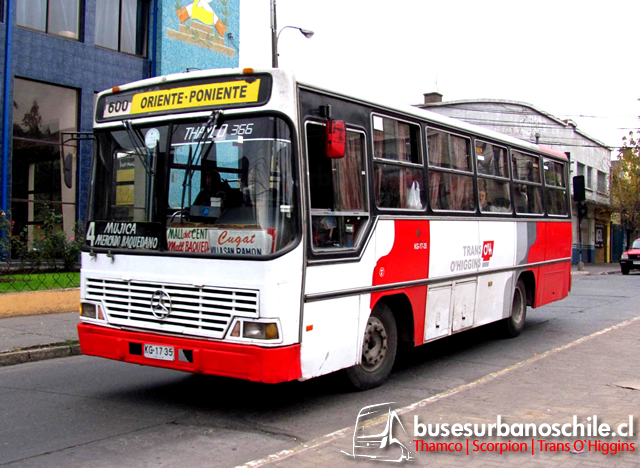 4 Rancagua, Tptes. Cordillera | Thamco Scorpion - M. Benz OF-1115