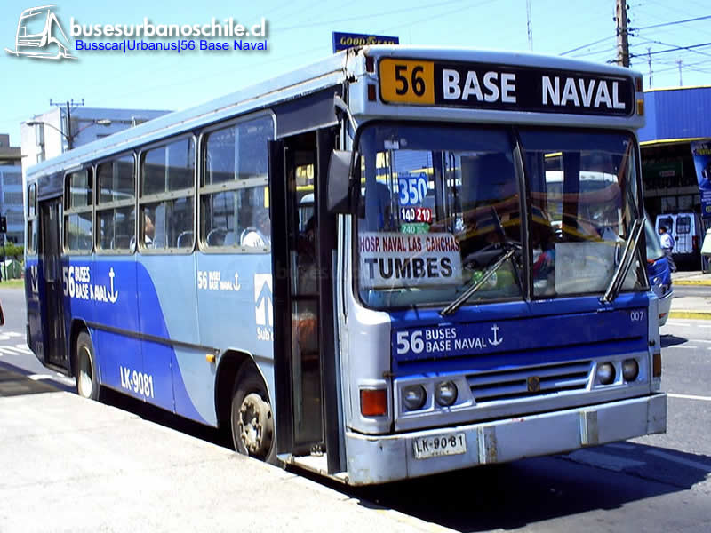 56 Base Naval, Concepción | Busscar Urbanus - M. Benz OF-1115