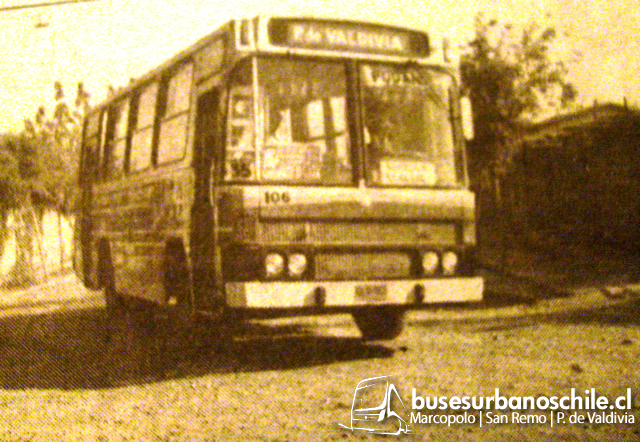 P. de Valdivia - Pudahuel | Marcopolo San Remo - M. Benz LPO-1113