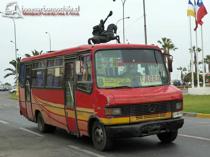 8 Arica | Metalpar Pucará - M. Benz LO-809