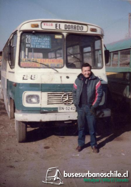 Villa El Dorado | Metalpar Taxibus 80's - M. Benz LO-608D