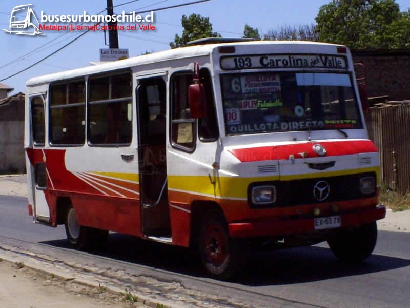 Carolina del Valle, La Calera | Metalpar Llaima - M. Benz LO-708E