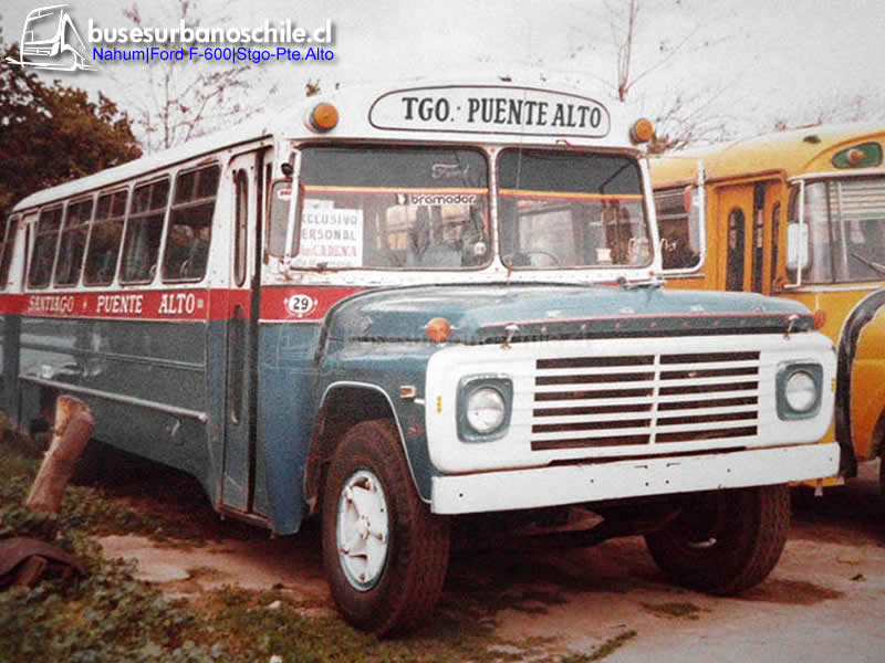 Stgo. Puente Alto | Nahum Bus - Ford F-600