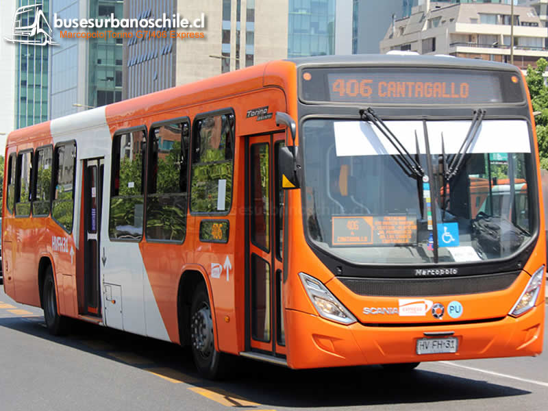406, Express de Santiago | Marcopolo Torino G7 - Scania K280UB