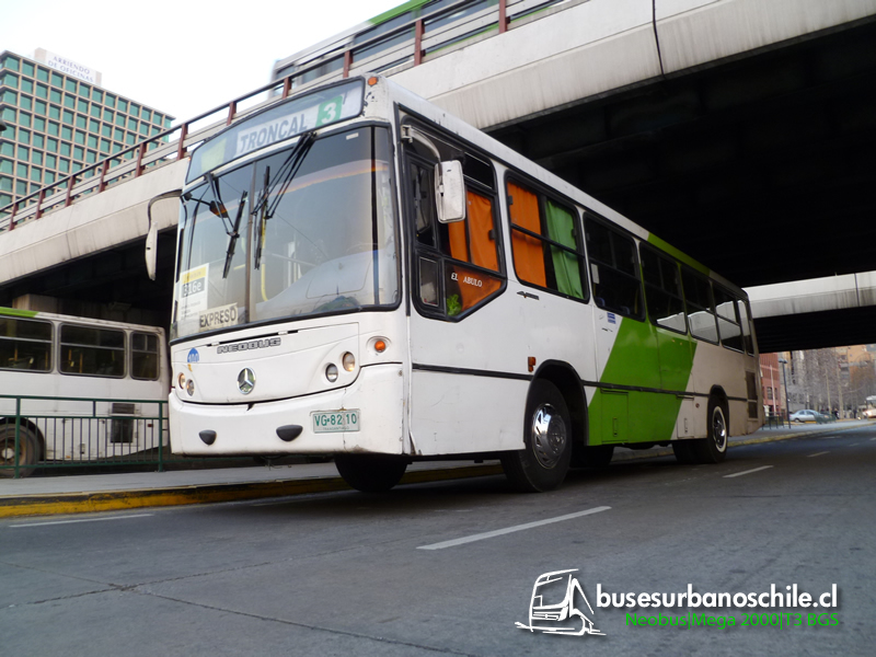 Troncal 3 Buses Gran Santiago | Neobus Mega 2000 - M. Benz OH-1420